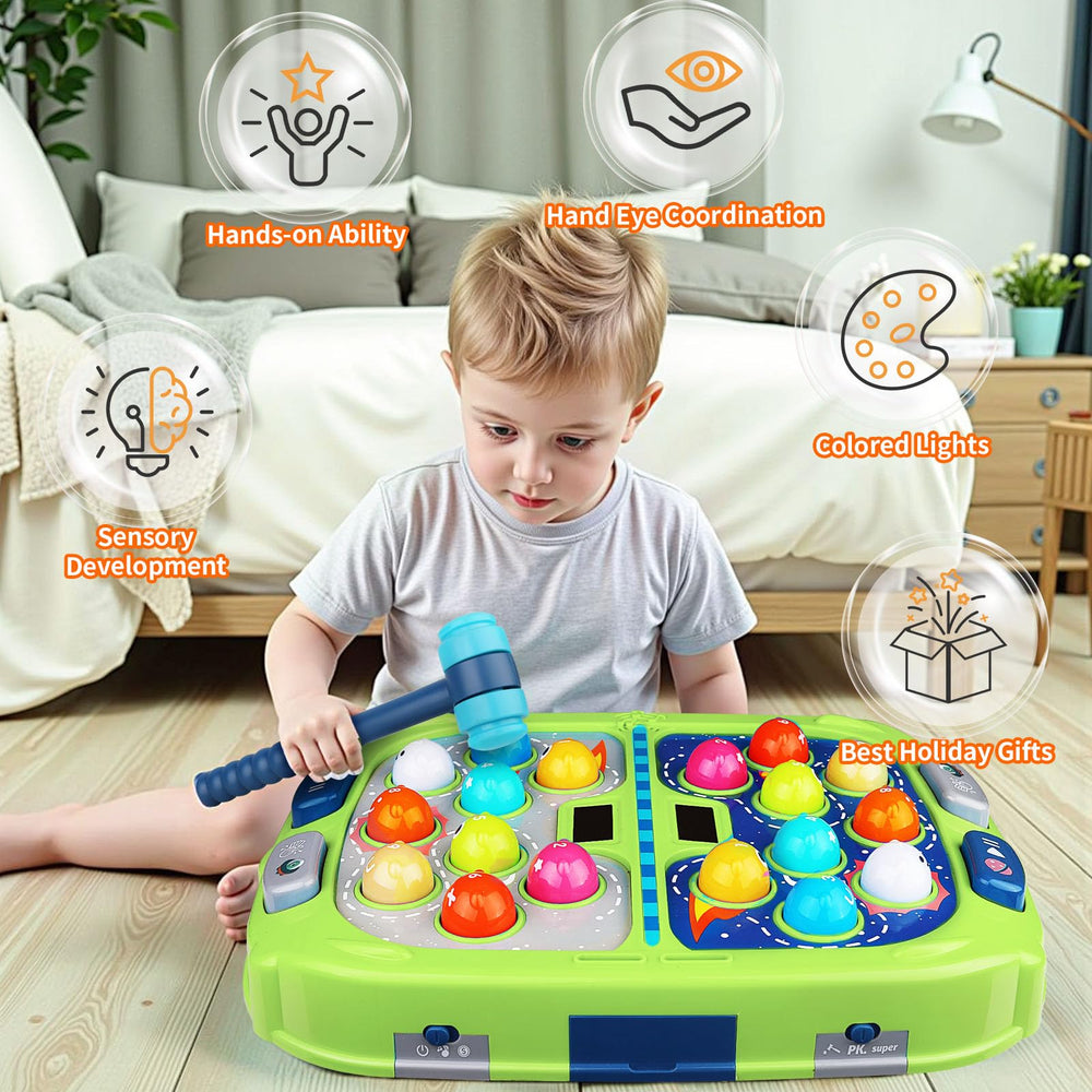 Waykee Whack a Mole hammers with soft tips for safe play