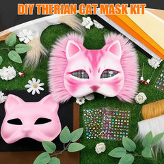 WAYNHUI faux fur strips add texture and realism to masks.