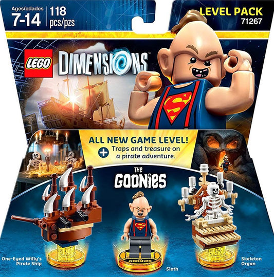 WB LEGO Dimensions Goonies Sloth wall-smash action boosts imaginative play.