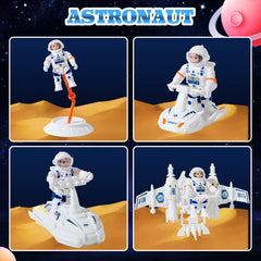 Wbzle astronauts included inspire storytelling and cooperative play.
