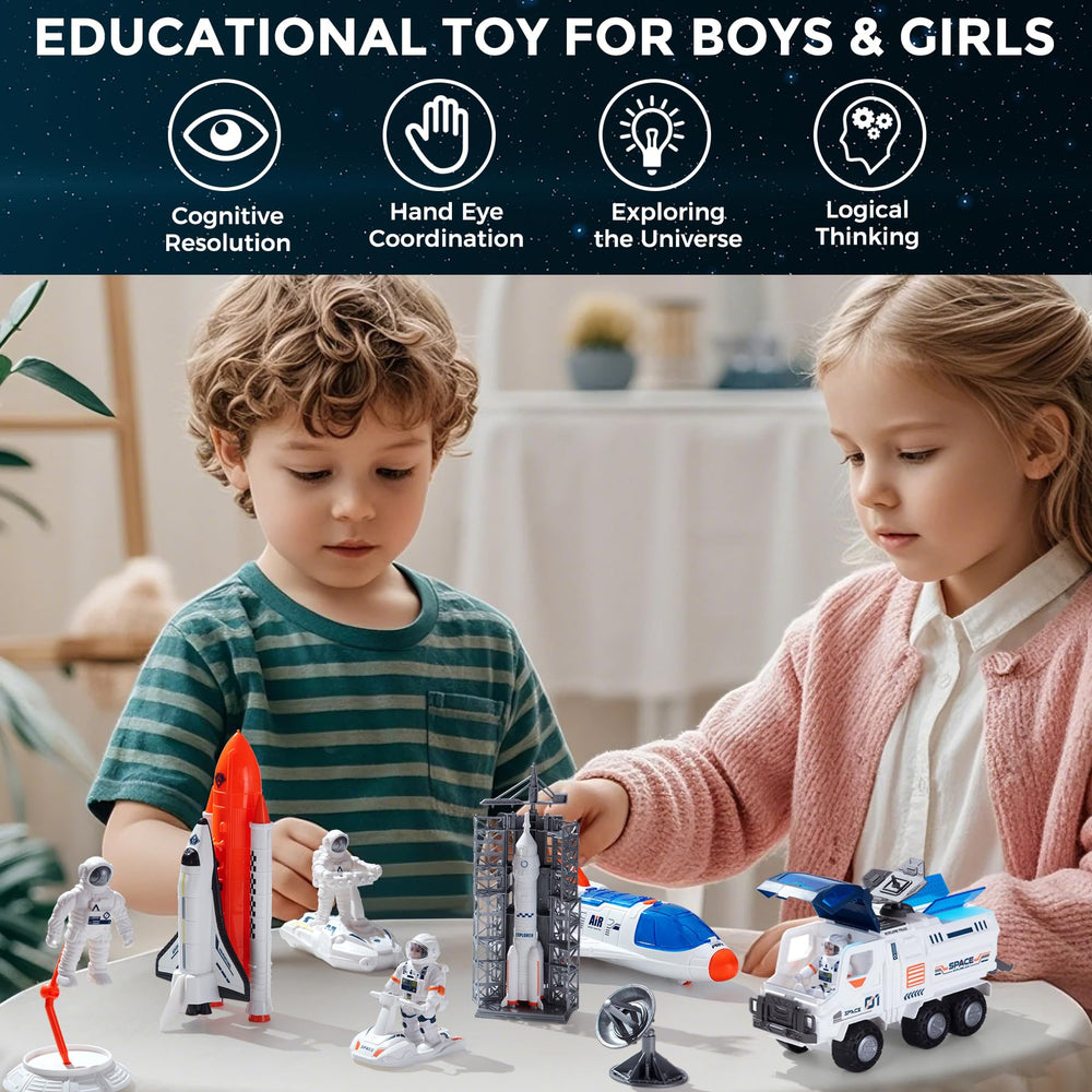 Wbzle modular space playset with buildable parts supports hands-on assembly