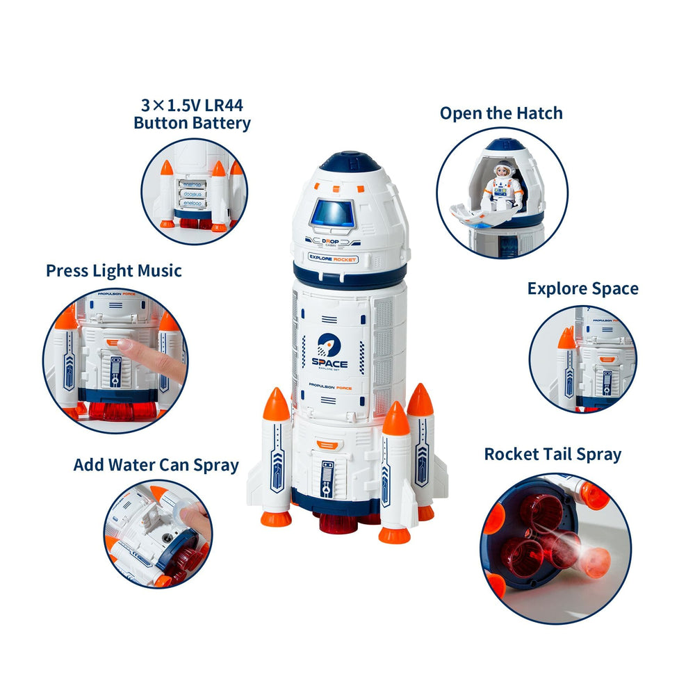 Wbzle rocket scooter attachment enables quick crew movement during play.