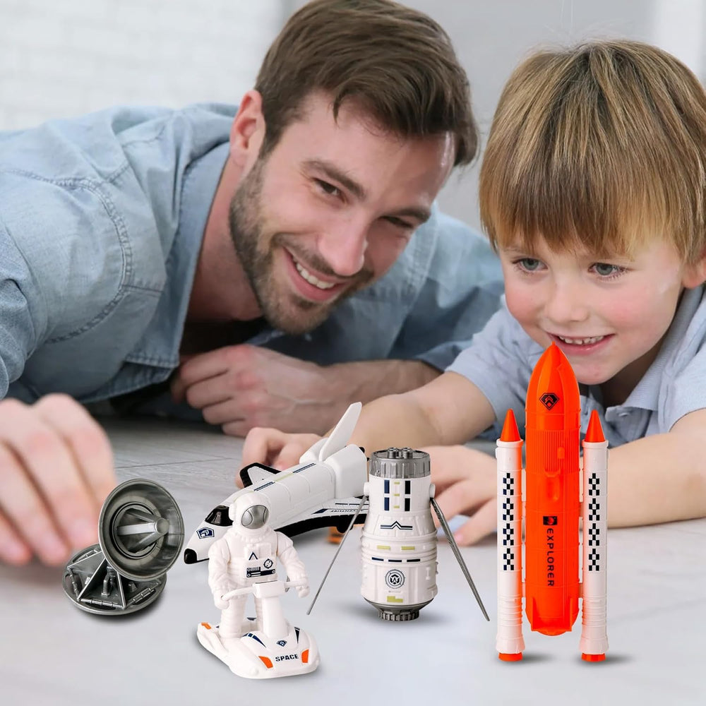 Wbzle space-themed kit supports easy disassembly and reassembly for repeated exploration.