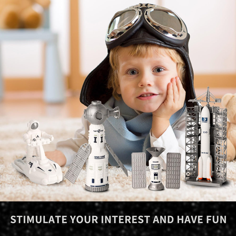 Wbzle double satellite helps kids imagine orbital play and storytelling.