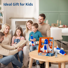 Wbzle Spaceship Shuttle is made of durable ABS plastic.