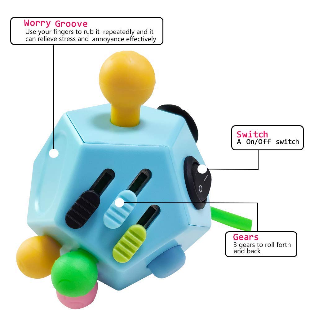 WCZCBOYA joystick and switch surfaces for varied sensory play.