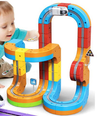 Wdebay Klick Rail track piece highlights modular modules that snap together for flexible layouts.