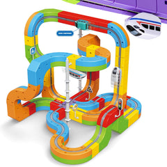 Wdebay Klick Rail train set with modular track assembly for creative play