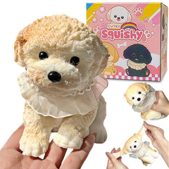 WDFXLWT Big Taba Squishy Dog showcases an adorable teddy design for desk decor and stress relief.