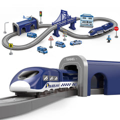 Wdmiya train set engine on magnetic tracks promotes imaginative play and movement.