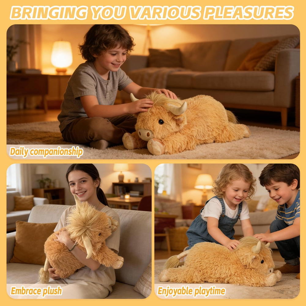 WDXDSOB Highland Cow plush gift-ready packaging idea