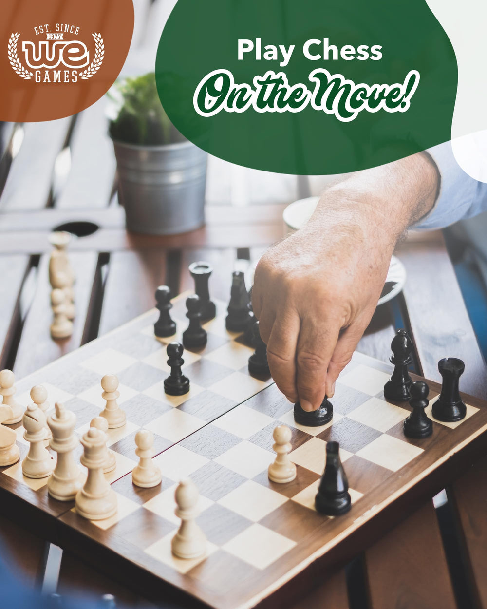 WE Games compact, durable set ideal for on-the-go tournaments