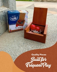 WE Games red bouncing balls accompany lively, responsive play.