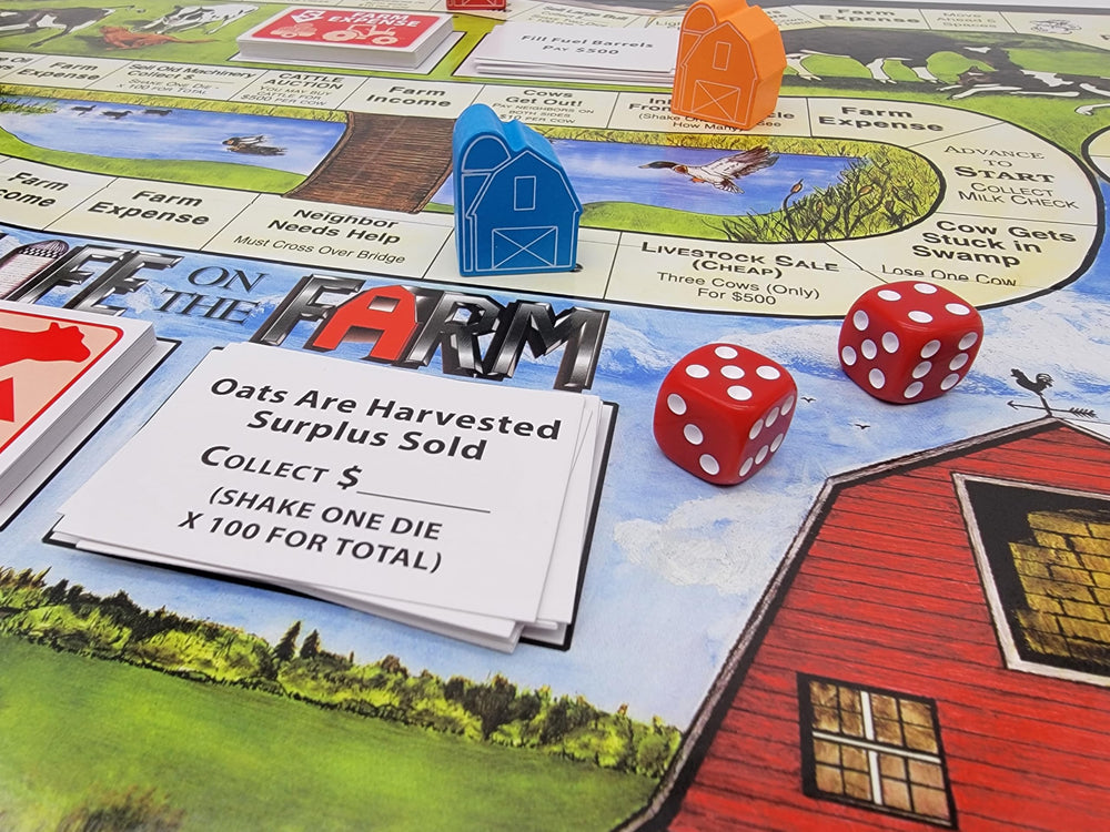We R Fun Life on the Farm players around the table enjoying collaborative family play.