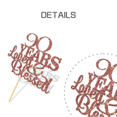 WeBenison anniversary cake topper for stylish party decor indoors or outdoors.