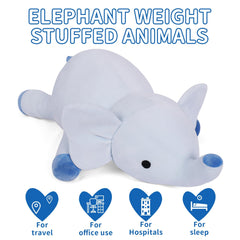 WeBingo weighted elephant doubles as comfy backrest during TV time