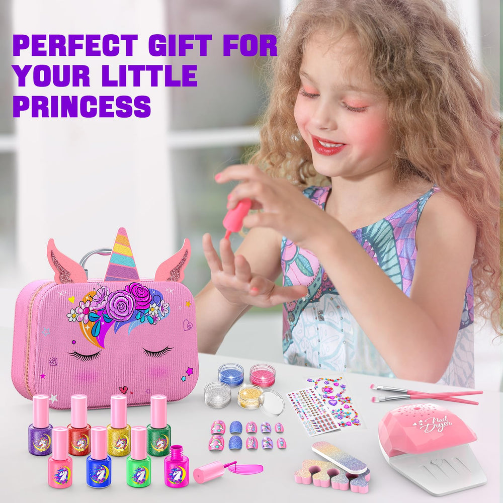 Websonaw manicure set for girls ages-6-12 encourages imaginative play