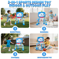 Wee Wonders toddler soccer goal encouraging early footwork and teamwork.