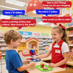Durable construction and smooth edges ensure safe, lively pretend shopping adventures