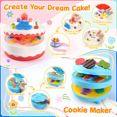 WeeHomm 5-in-1 color dough pizza baking set invites tasty pretend menus.