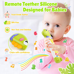 WeeHomm eight-button remote encourages independent play and sensory exploration