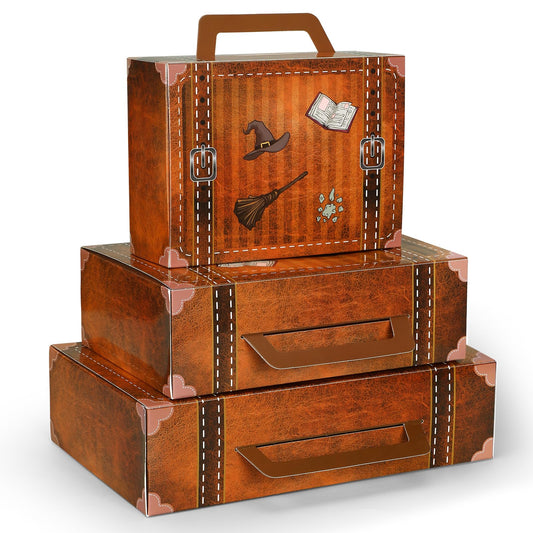 Weekgrat magic theme suitcases large β sturdy centerpiece for magical birthday decor