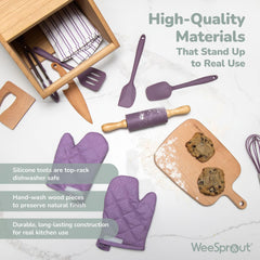 WeeSprout Little Chef recipe cards, inspires culinary creativity and guided activities.
