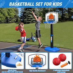 Wee Wonders inflatable basketballs for soft, kid-friendly games.