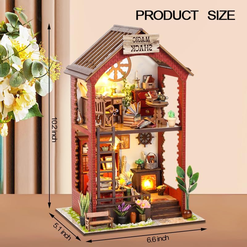 Wefaouse miniature dollhouse kit parts spread for planning and assembly
