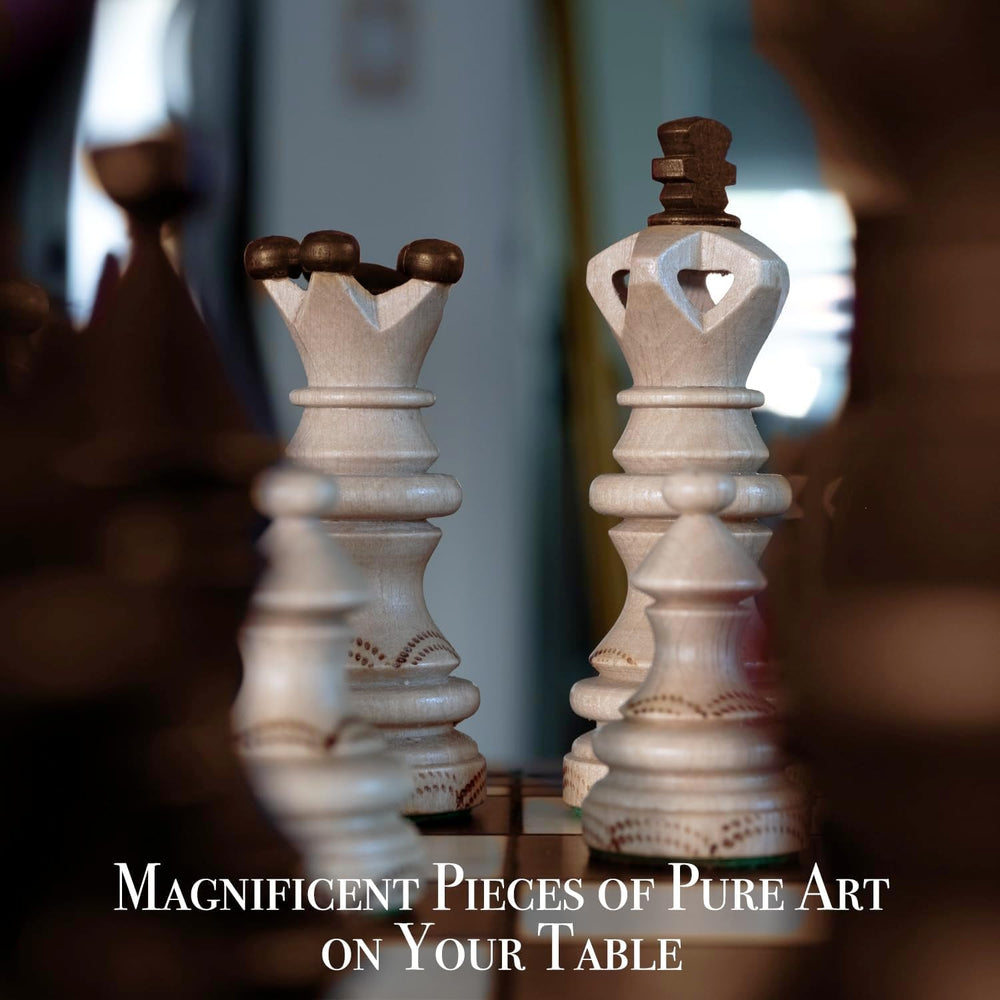 Wegiel Imperator gift-ready luxury chess set for special occasions.