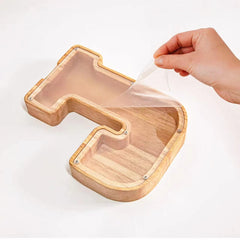 WeiDu77 wooden letter detail showcases A-Z shapes with smooth finish