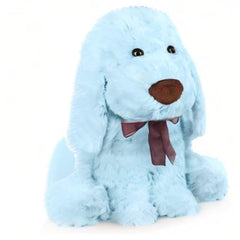 WEIGEDU blue goldendoodle plush smiling expression boosts cheerful vibes
