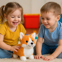 WEIGEDU Corgi plush toy kid-friendly and durable for daily use.