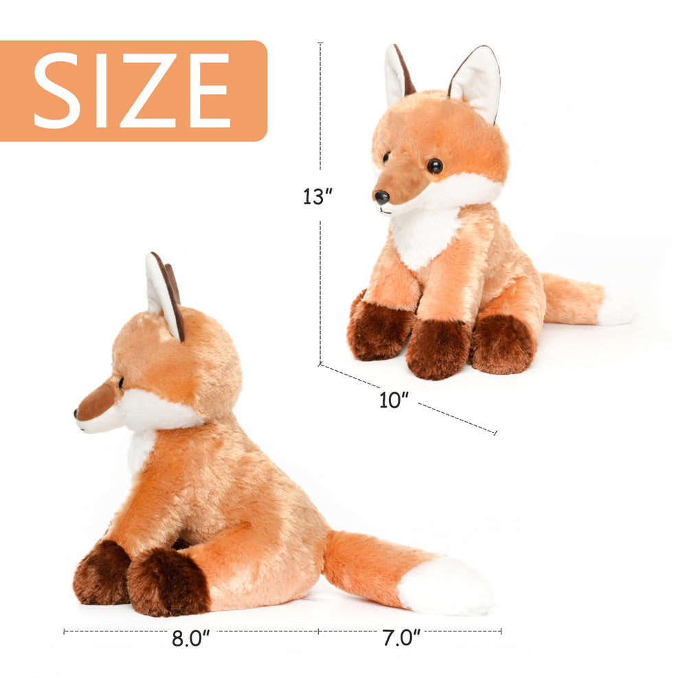 WEIGEDU fox plush adds charming nursery decor to any play space.