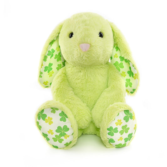 WEIGEDU Green Rabbit plush with floppy ears, ideal bedtime cuddle.