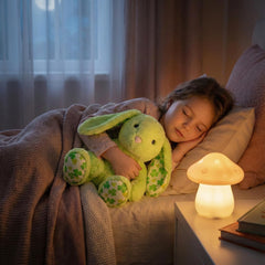 WEIGEDU rabbit plush measures 17.7 inches for comforting hugs.