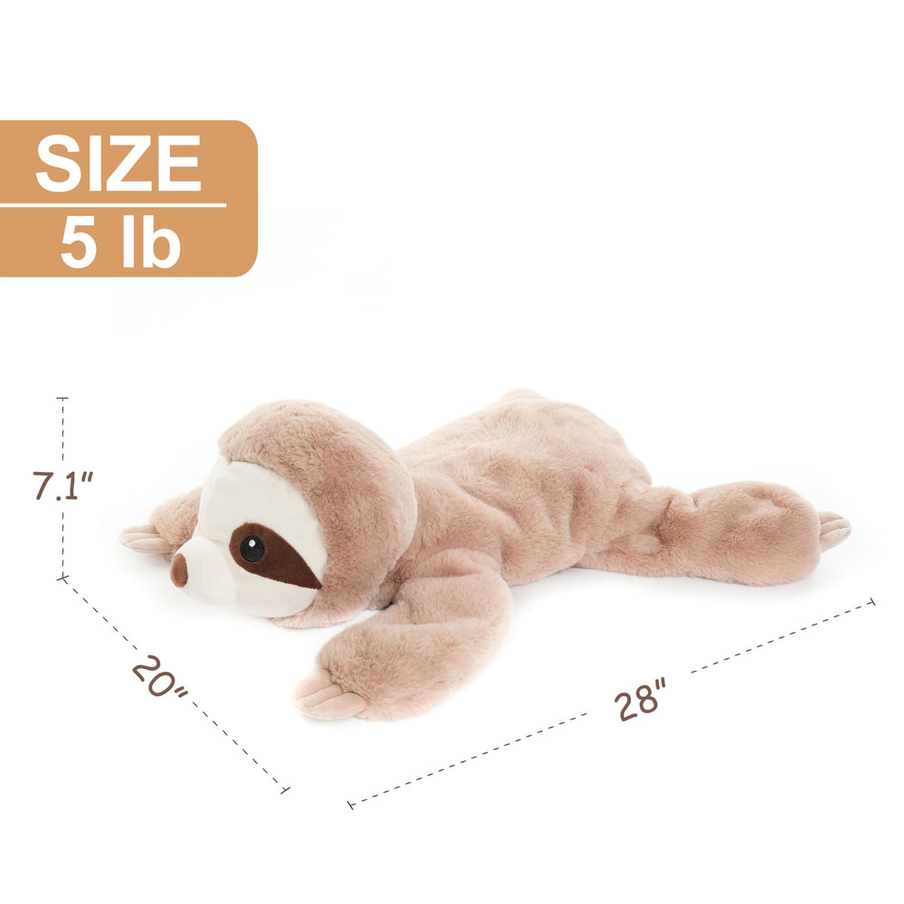 WEIGEDU sloth plush adds soft comfort to living spaces