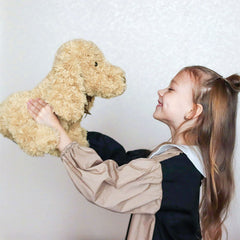 WEIGEDU Poodle Puppy plush designed for imaginative play and storytelling