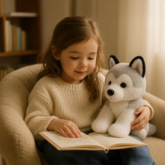 WEIGEDU realistic-husky-ears-and-paws-detail supports engaging storytelling moments