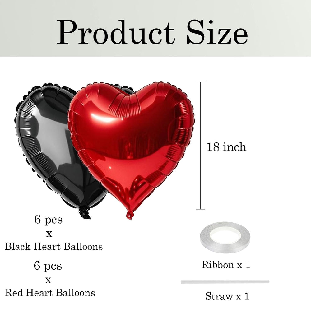 WEIKA heart-shaped foil balloon with self-sealing design for easy setup