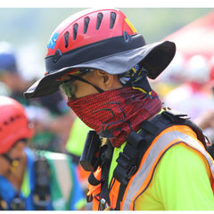 Weiking sun hat suited for high-altitude work under bright sun.