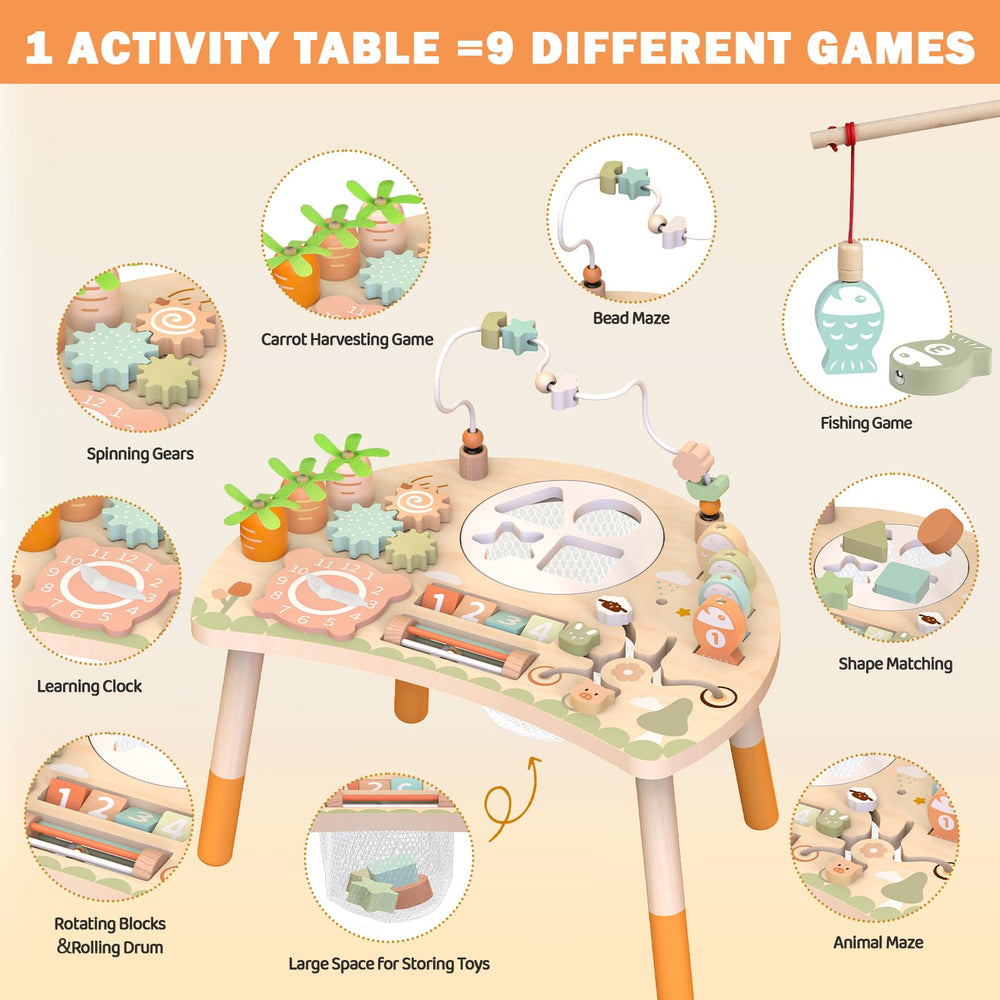 Weilim Activity Table magnetic fishing invites focus and problem-solving