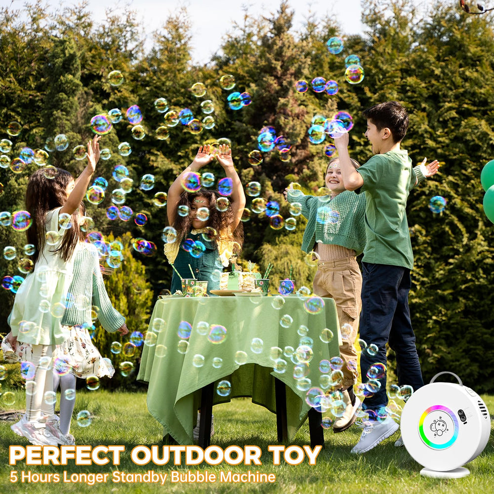 Weilim Bubble Machine ABS-durable body for indoor and outdoor use
