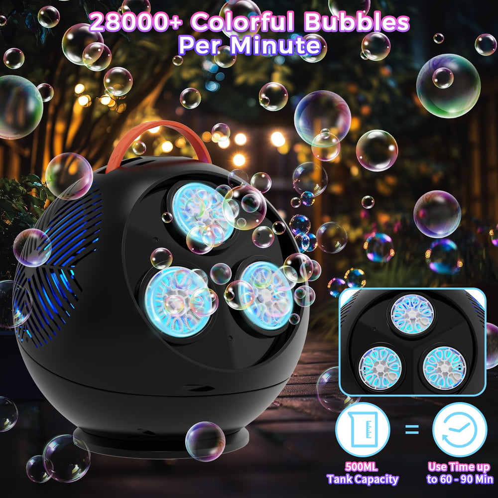 Weilim bubble machine rechargeable battery with USB-C charging for easy recharging