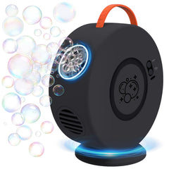 Weilim Bubble Machine with 90-degree rotation for wide-area bubble coverage during play.
