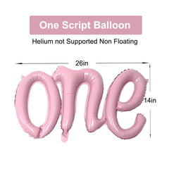 WEILINZHOU script ONE banner 26in adds personalized flair to celebrations