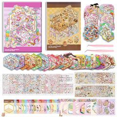 WEINSYT 3D Sticker Scene Book cover inviting relaxed, hands-on creativity.