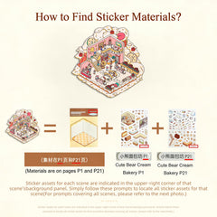WEINSYT 3D Sticker Scene included tools enable precise placement.