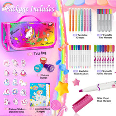 Weirtoya washable fine markers—vibrant colors with easy cleanup for kids.