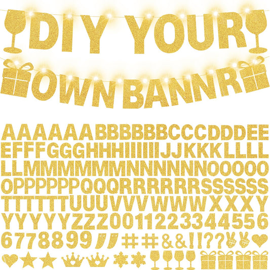 WELITTCON banner kit setup for DIY decoration